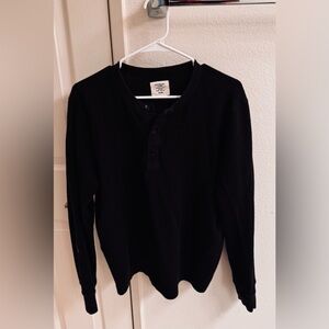 Buck Mason Henley Medium Black